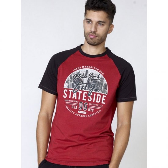D555 Jarvis T-shirt Red - Camisetas - Camisetas - 2XL-14XL