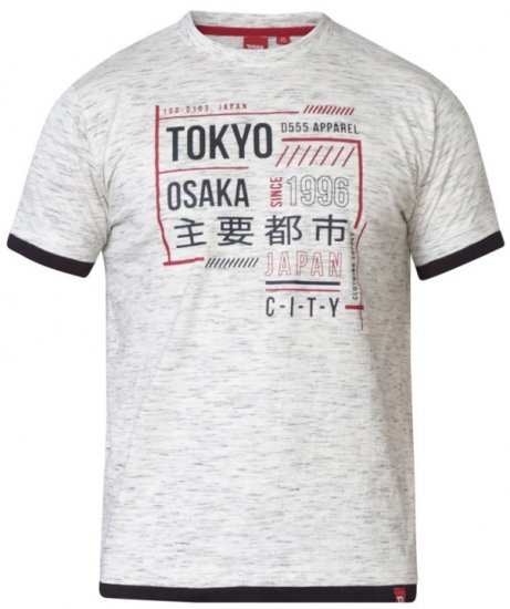 D555 Merlin T-shirt Grey - Camisetas - Camisetas - 2XL-14XL