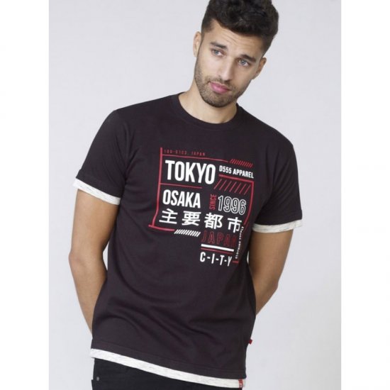 D555 Merlin T-shirt Black - Camisetas - Camisetas - 2XL-14XL