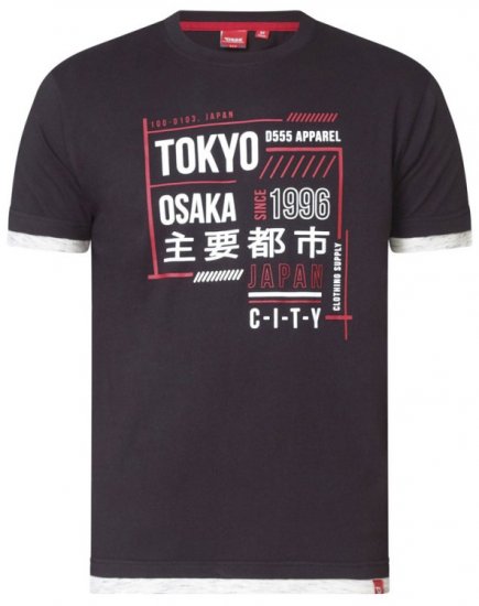 D555 Merlin T-shirt Black - Camisetas - Camisetas - 2XL-14XL