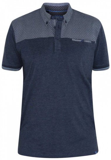 D555 Brent Polo Denim Blue - Polos - Polos 2XL-8XL