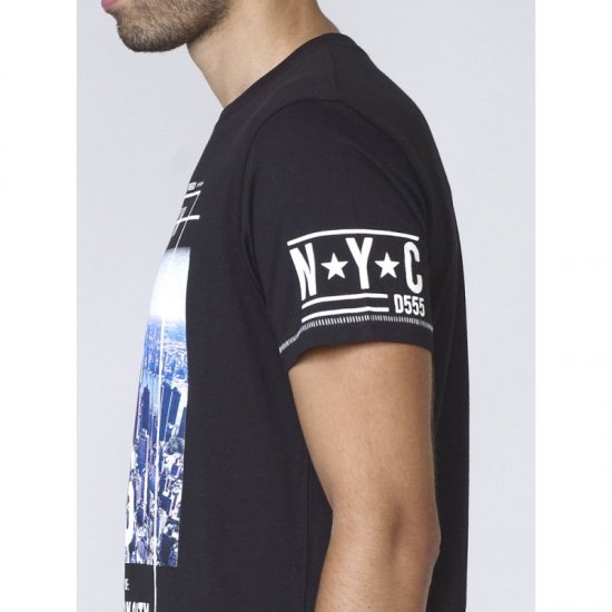 D555 Ethan T-shirt Black - Camisetas - Camisetas - 2XL-14XL