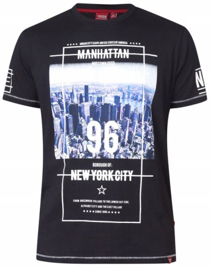 D555 Ethan T-shirt Black - Camisetas - Camisetas - 2XL-14XL