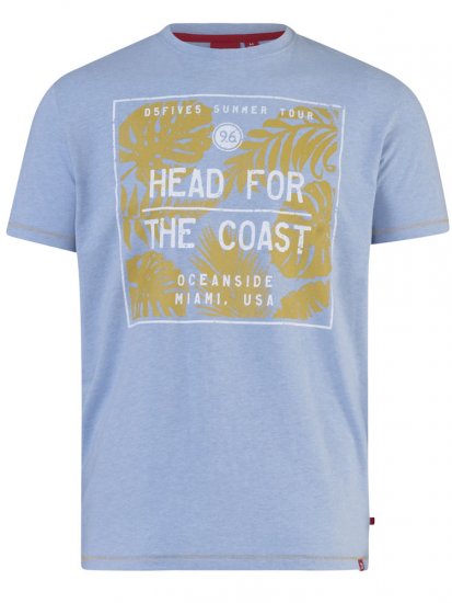 D555 Arizona T-shirt Light Blue - Camisetas - Camisetas - 2XL-14XL