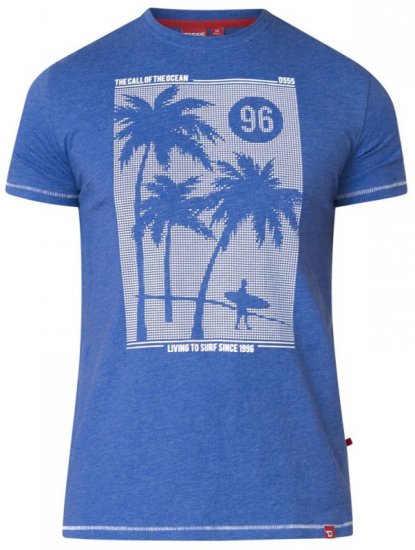 D555 Kansas T-shirt Blue - Camisetas - Camisetas - 2XL-14XL