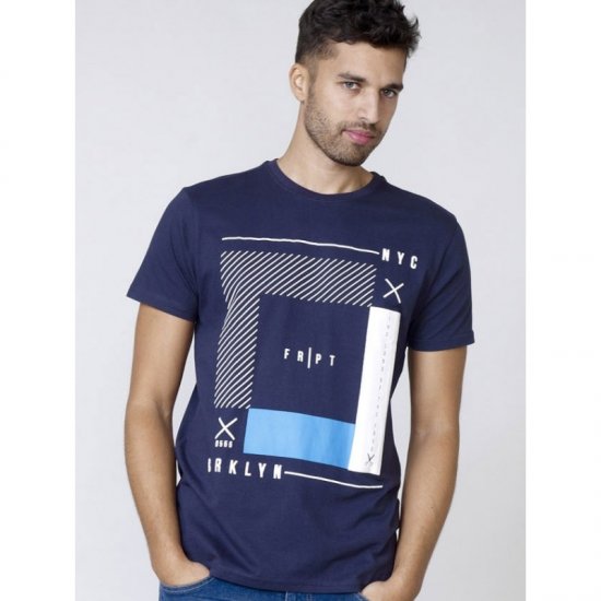 D555 Kenton T-shirt Navy - Camisetas - Camisetas - 2XL-14XL