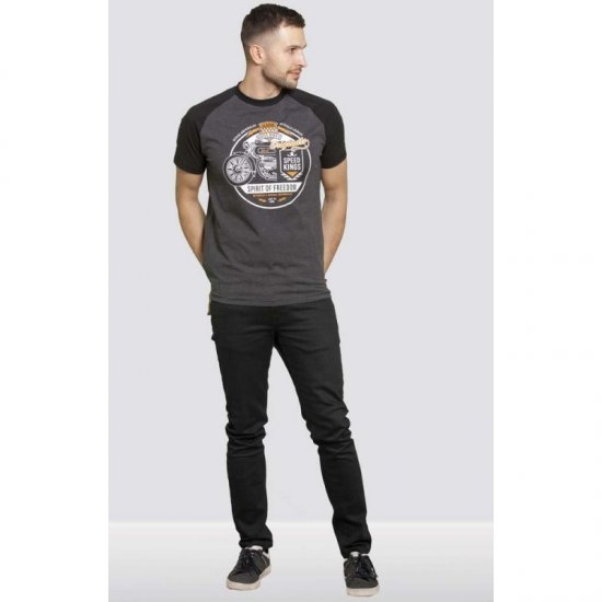 D555 Dallas T-shirt Charcoal - Camisetas - Camisetas - 2XL-14XL