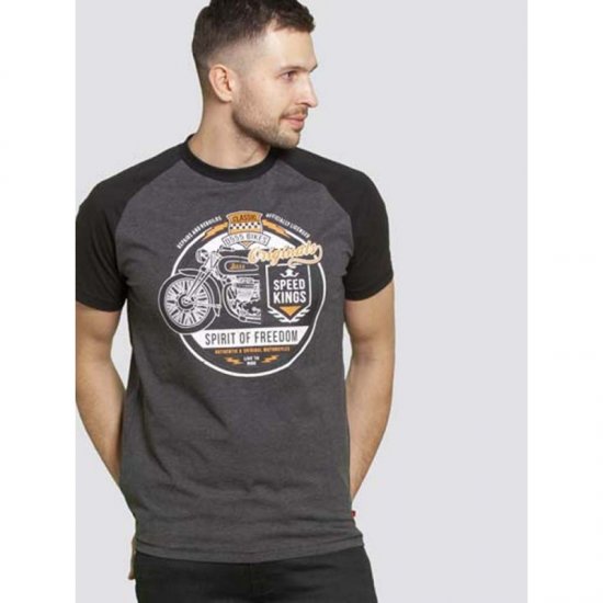 D555 Dallas T-shirt Charcoal - Camisetas - Camisetas - 2XL-14XL