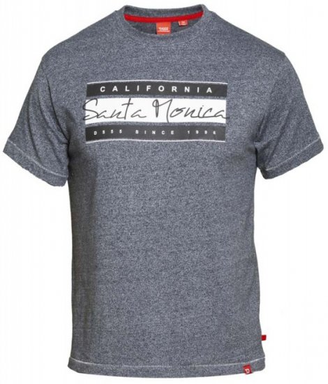 D555 Tempa T-shirt Navy Twist - Camisetas - Camisetas - 2XL-14XL