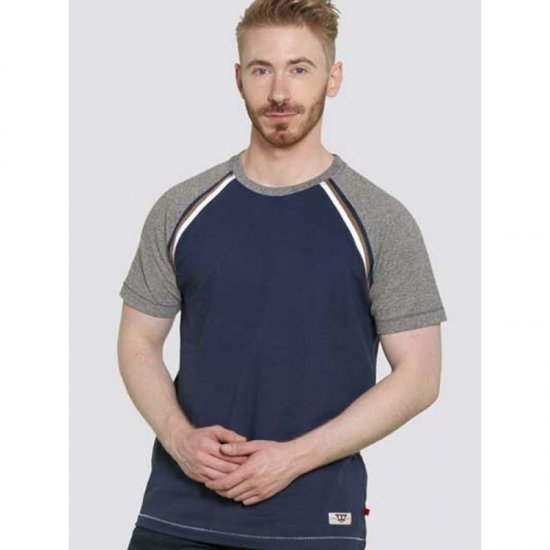 D555 Ashburn T-shirt Navy - Camisetas - Camisetas - 2XL-14XL