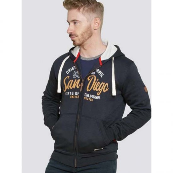 D555 Stockton Hoodie Navy - Sudaderas - Sudaderas 2XL-12XL