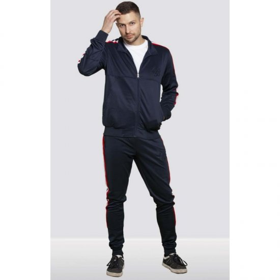 D555 Brookes Couture Zip Up Navy - Sudaderas - Sudaderas 2XL-12XL