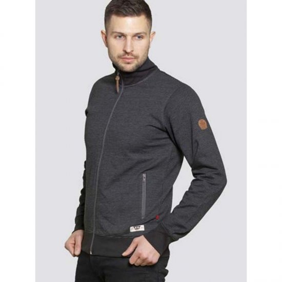 D555 Buxton Full Zip Sweatshirt Black - Sudaderas - Sudaderas 2XL-12XL