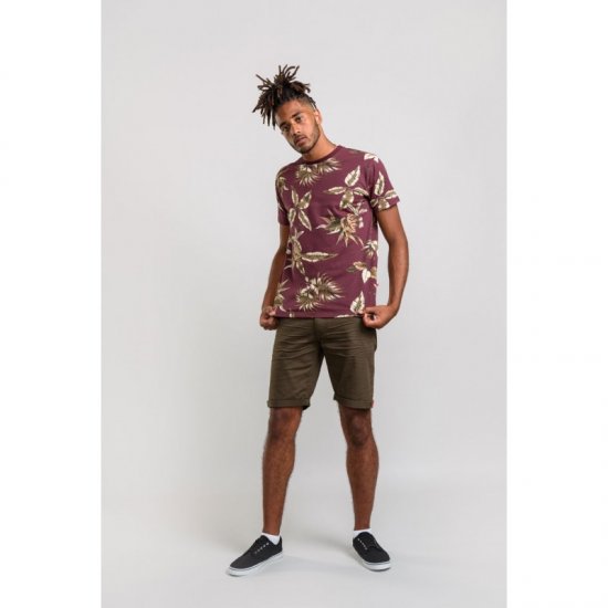 D555 Baxter T-shirt Wine-red - Camisetas - Camisetas - 2XL-14XL