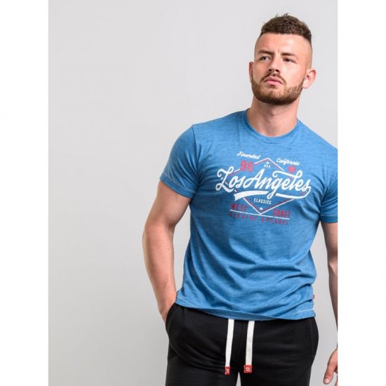 D555 Shelton T-shirt Blue - Camisetas - Camisetas - 2XL-14XL