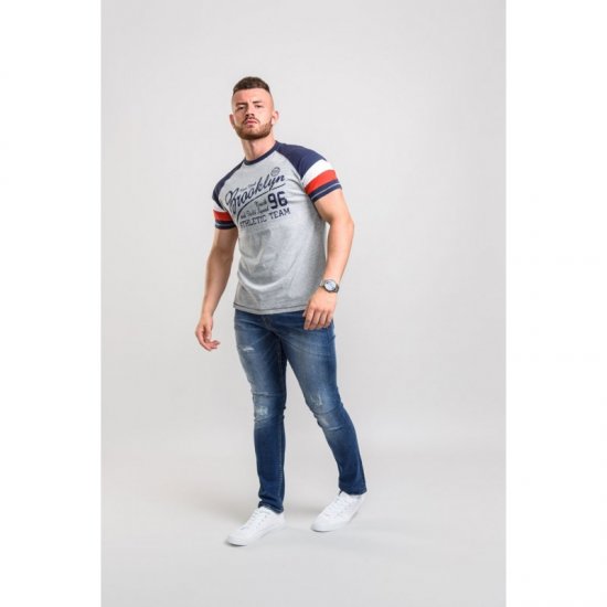 D555 Jones T-shirt Grey - Camisetas - Camisetas - 2XL-14XL