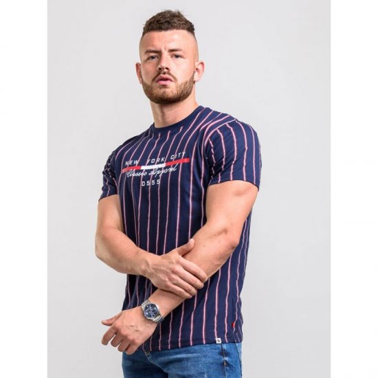 D555 Davis T-shirt Navy - Camisetas - Camisetas - 2XL-14XL