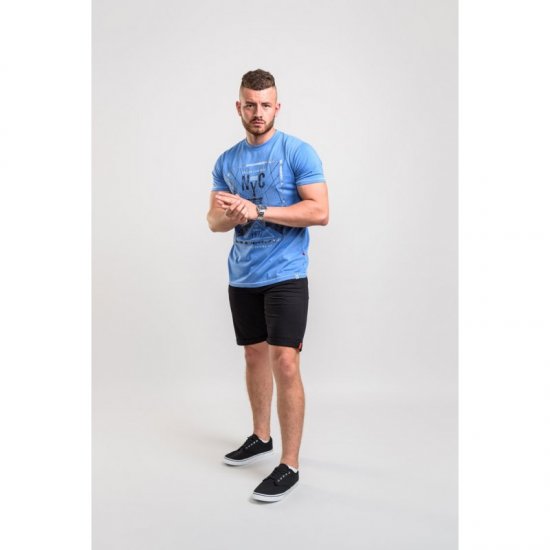 D555 Monty T-shirt Blue - Camisetas - Camisetas - 2XL-14XL