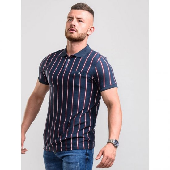 D555 Martel Polo Navy - Polos - Polos 2XL-8XL
