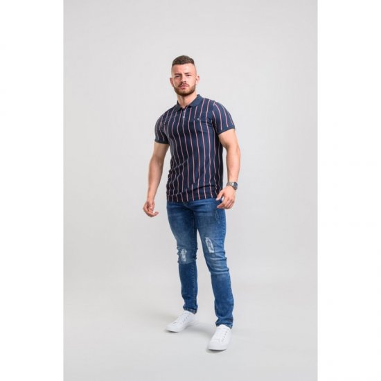 D555 Martel Polo Navy - Polos - Polos 2XL-8XL