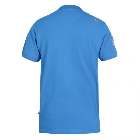 D555 Parker Polo Blue - Polos - Polos 2XL-8XL