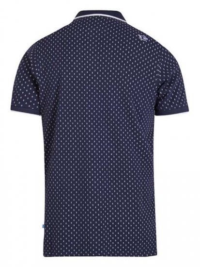 D555 Rogers Printed Polo Navy - Polos - Polos 2XL-8XL
