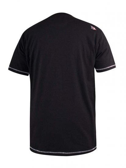 D555 Willoughby NYC Dot Printed T-Shirt Black - Camisetas - Camisetas - 2XL-14XL