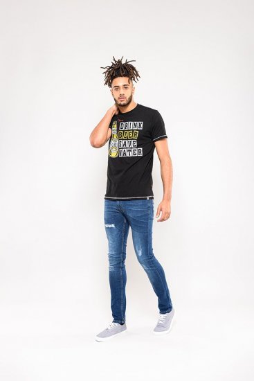D555 Salford Save Water Drink Beer T-shirt Black - Camisetas - Camisetas - 2XL-14XL