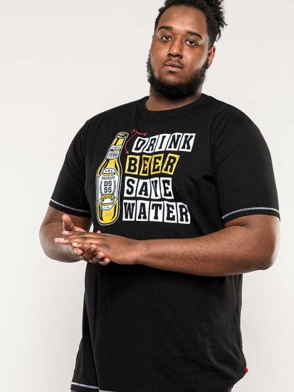 D555 Salford Save Water Drink Beer T-shirt Black - Camisetas - Camisetas - 2XL-14XL