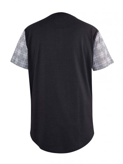 D555 Vista Couture Cut And Sew Curved Hem T-Shirt - Camisetas - Camisetas - 2XL-14XL