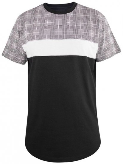 D555 Vista Couture Cut And Sew Curved Hem T-Shirt - Camisetas - Camisetas - 2XL-14XL