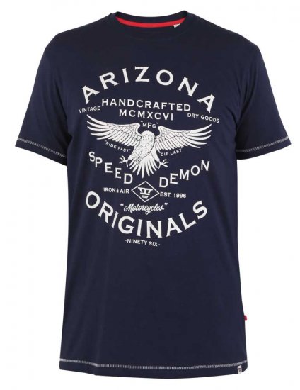 D555 Ashburton Printed T-Shirt - Camisetas - Camisetas - 2XL-14XL