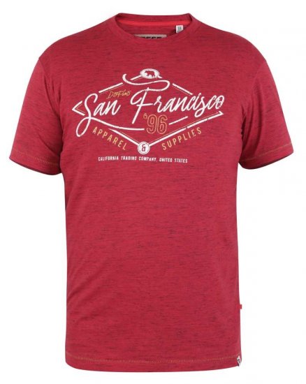 D555 Lettaford Printed T-shirt - Camisetas - Camisetas - 2XL-14XL