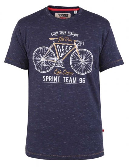 D555 Cheddar Euro Tour Bicycle Printed T-shirt - Camisetas - Camisetas - 2XL-14XL