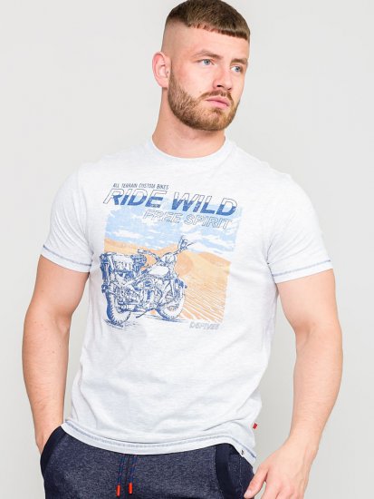 D555 LANGDON Printed T-Shirt - Camisetas - Camisetas - 2XL-14XL