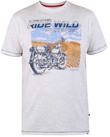 D555 LANGDON Printed T-Shirt - Camisetas - Camisetas - 2XL-14XL