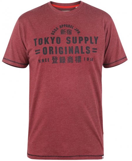 D555 LINTON Printed T-Shirt - Camisetas - Camisetas - 2XL-14XL