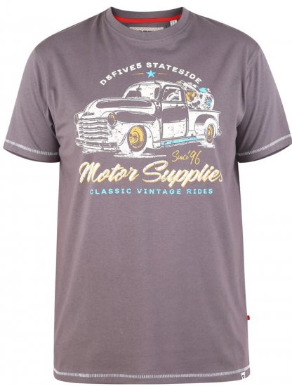 D555 BARMING Printed T-Shirt - Camisetas - Camisetas - 2XL-14XL