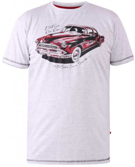 D555 LOUGHTON Old School Car T-Shirt - Camisetas - Camisetas - 2XL-14XL