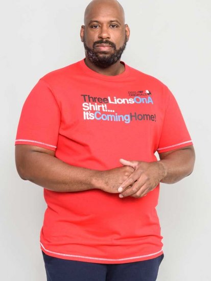 D555 LIONS England T-shirt - Camisetas - Camisetas - 2XL-14XL