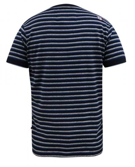 D555 Beamont Jacquard Stripe T-Shirt - Camisetas - Camisetas - 2XL-14XL