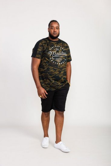 D555 Sullivan Ao Camo T-Shirt With Chest Print - Camisetas - Camisetas - 2XL-14XL