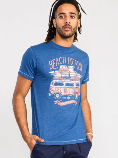 D555 Tavistock Official VW Surf'S Up Printed T-Shirt - Camisetas - Camisetas - 2XL-14XL