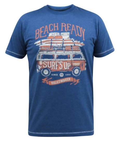 D555 Tavistock Official VW Surf'S Up Printed T-Shirt - Camisetas - Camisetas - 2XL-14XL