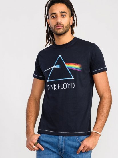 D555 Eclipse Official Pink Floyd Printed Crew Neck T-Shirt - Camisetas - Camisetas - 2XL-14XL