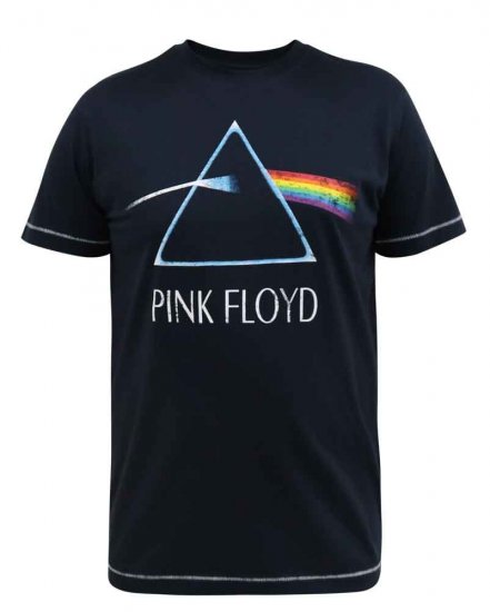 D555 Eclipse Official Pink Floyd Printed Crew Neck T-Shirt - Camisetas - Camisetas - 2XL-14XL