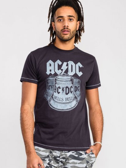 D555 Highway Official AC/DC Hells Bells Printed T- Shirt - Camisetas - Camisetas - 2XL-14XL