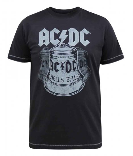 D555 Highway Official AC/DC Hells Bells Printed T- Shirt - Camisetas - Camisetas - 2XL-14XL