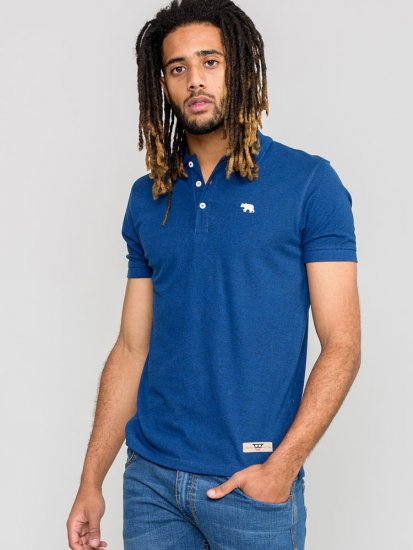 D555 WINCHESTER Blue Polo Shirt - Polos - Polos 2XL-8XL
