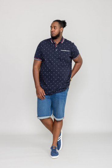 D555 SWINDON Print Polo Shirt - Polos - Polos 2XL-8XL